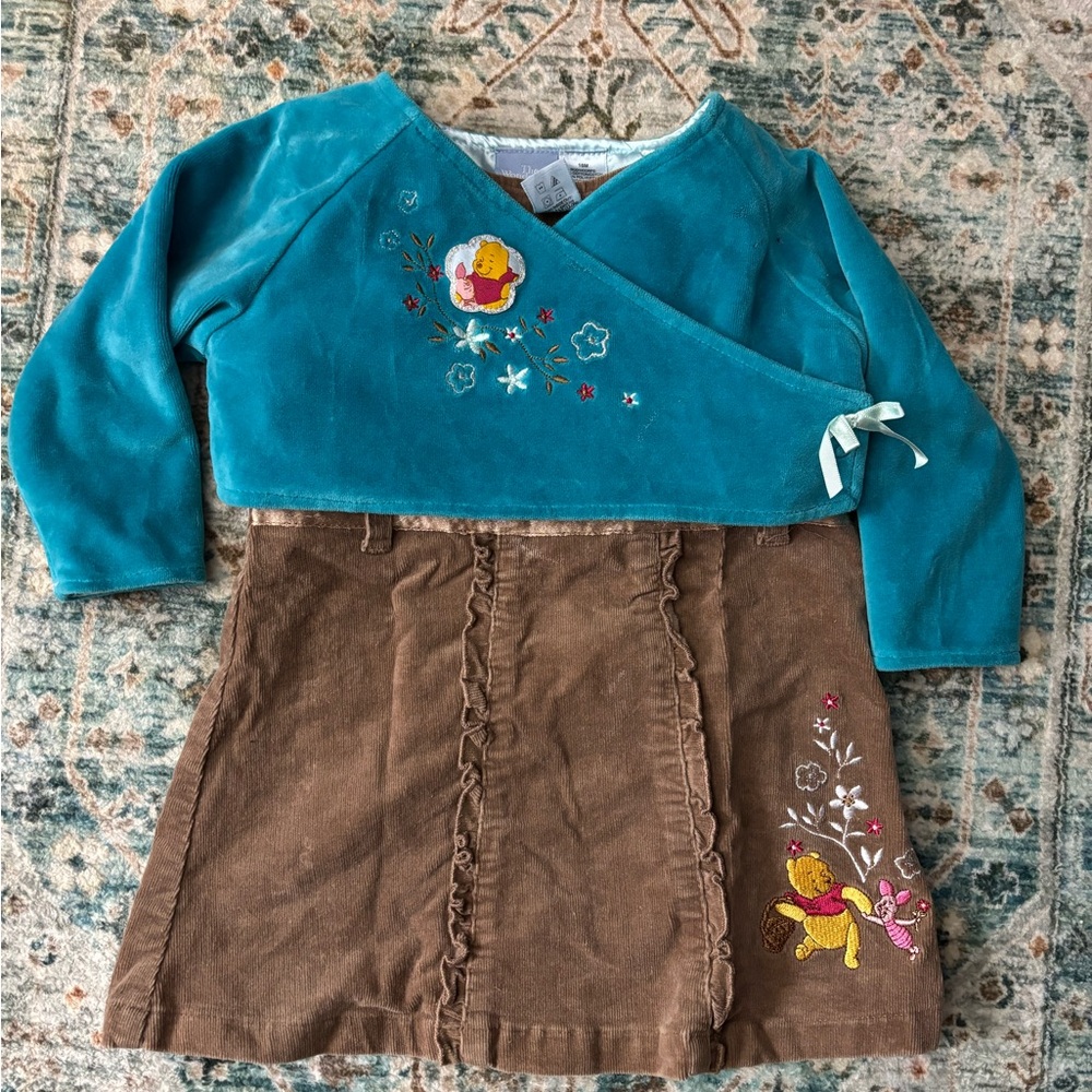 Winnie the Pooh dress and bolero